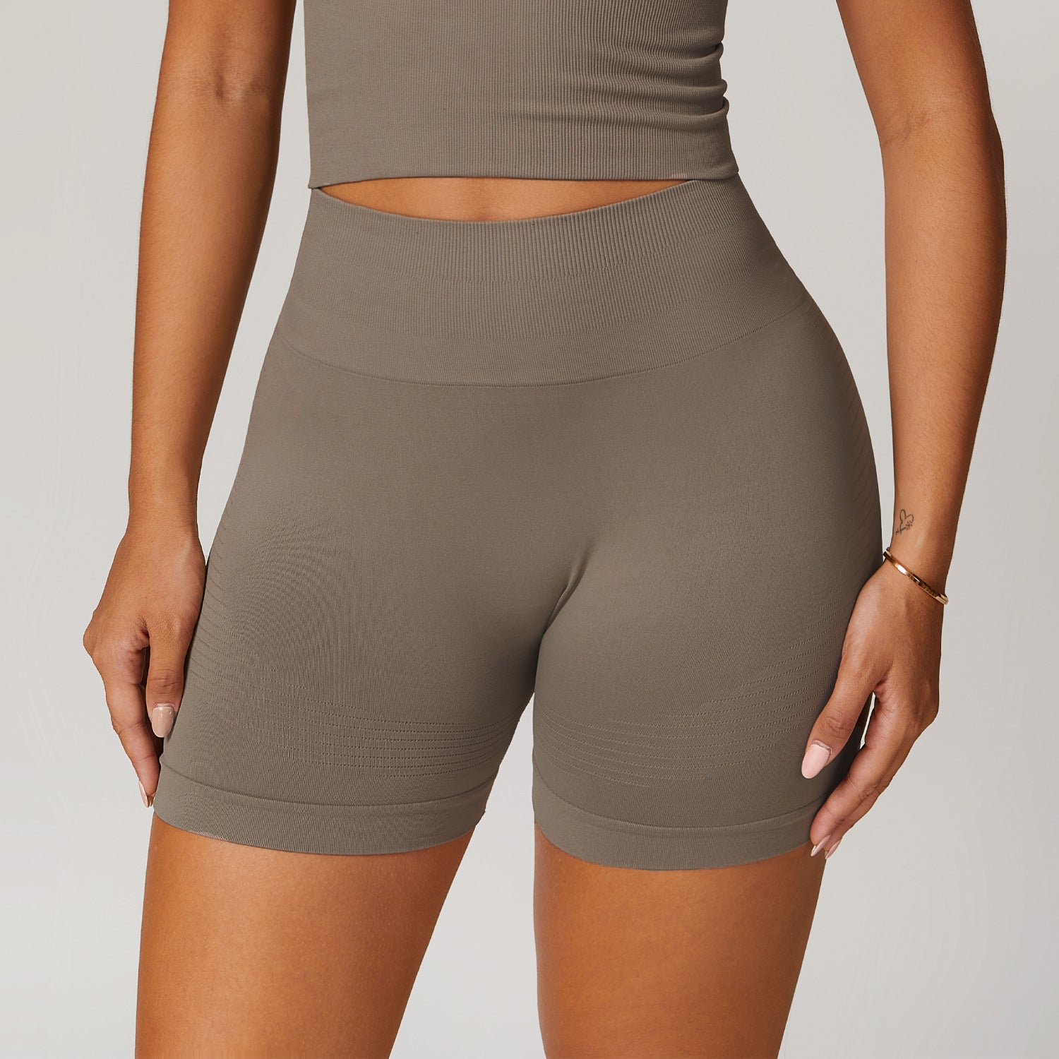 Seamless Tight High Waist Yoga Shorts Fitness Running Shorts - Home Decor