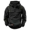 Men's Zip-up Hoodies Sweatshirt With Drawstring And Pocket Design Fashion Casual Sports Sweatshirt - Exclusive Edition