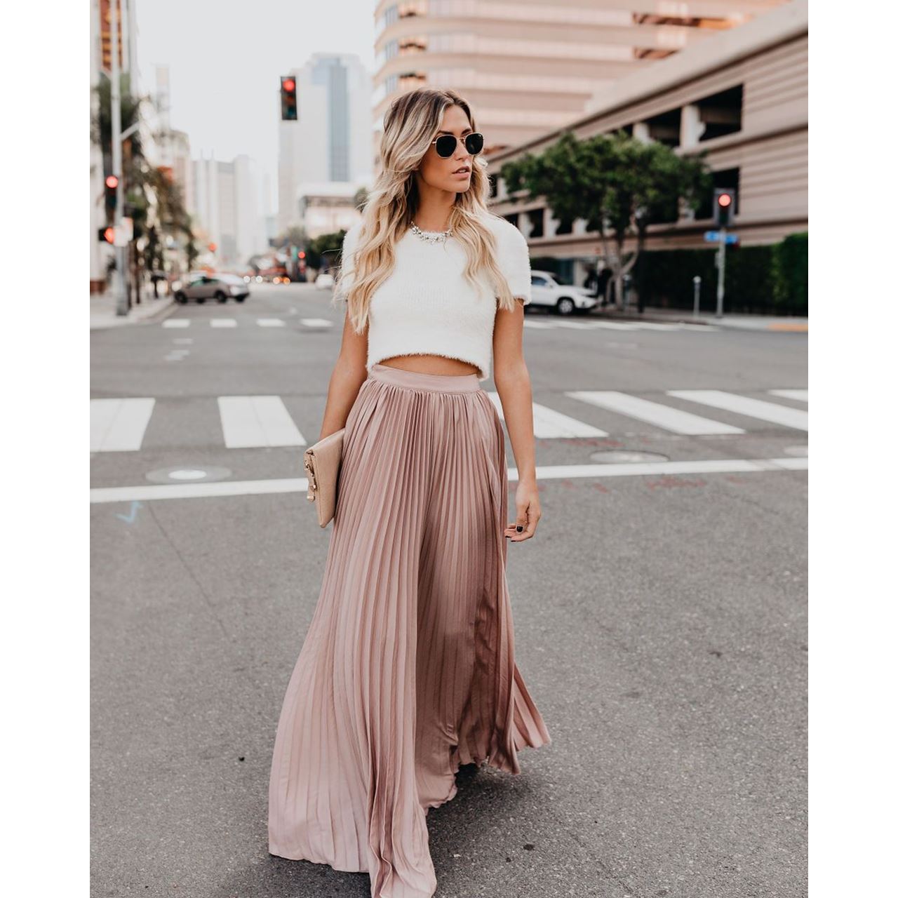 Women's High Waist Long Skirt | Casual Maxi Fashion Skirt - Home Decor