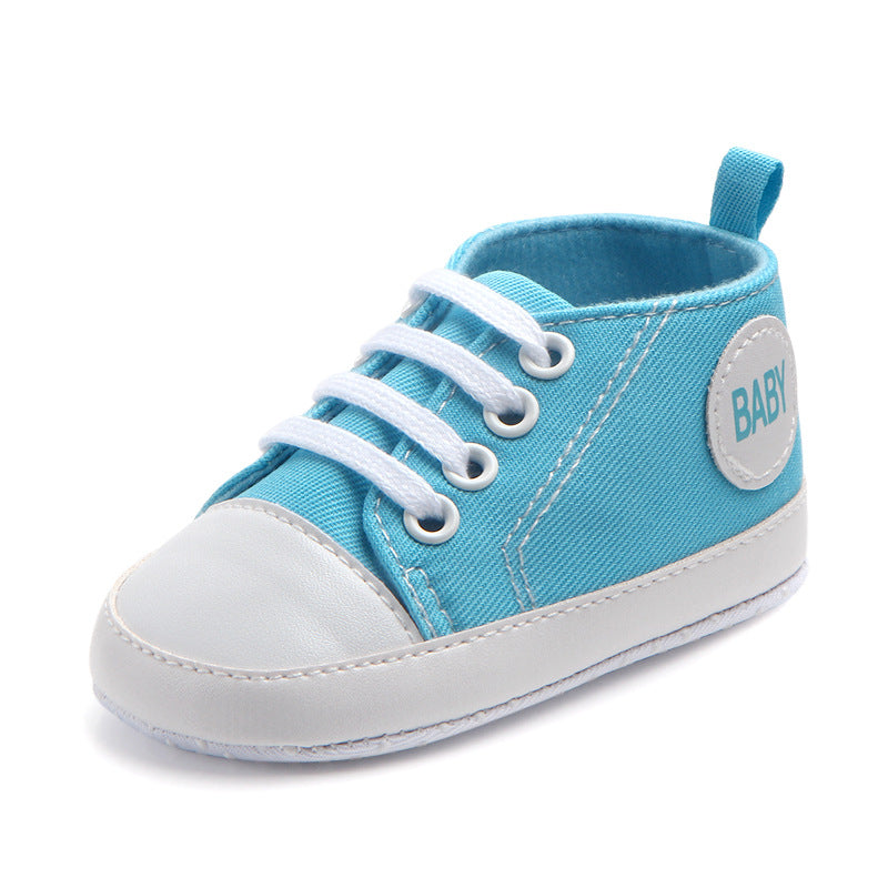 Baby Canvas Sports Sneakers | First Walkers Anti-Slip Shoes - Artistic Decor