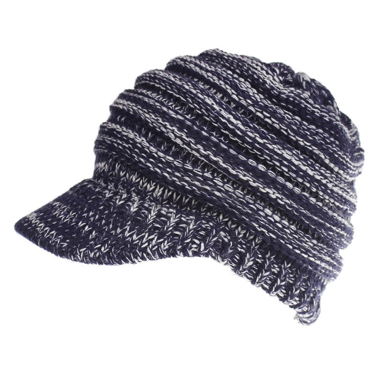 Women's Ponytail Knit Beanie | Warm Winter Knitted Hat - Gallery Edition