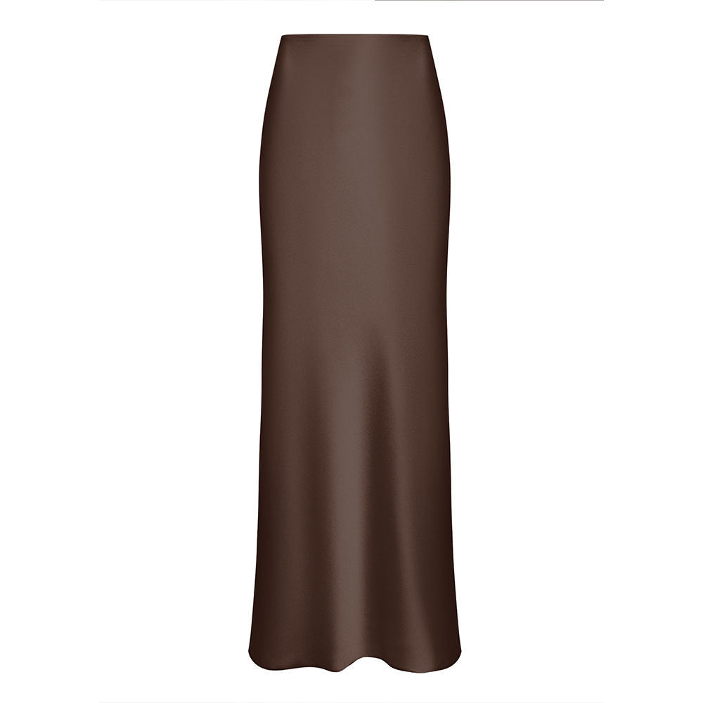 Fishtail Skirt Satin Satin Long - Exclusive Edition