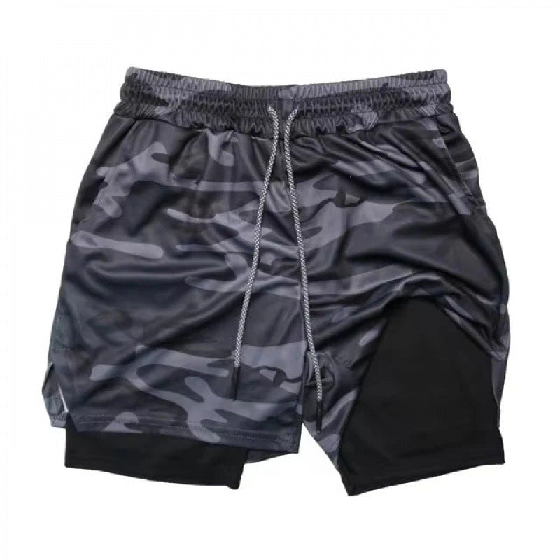 Summer Running Shorts Men 2 in 1 Sports Shorts - Home Decor
