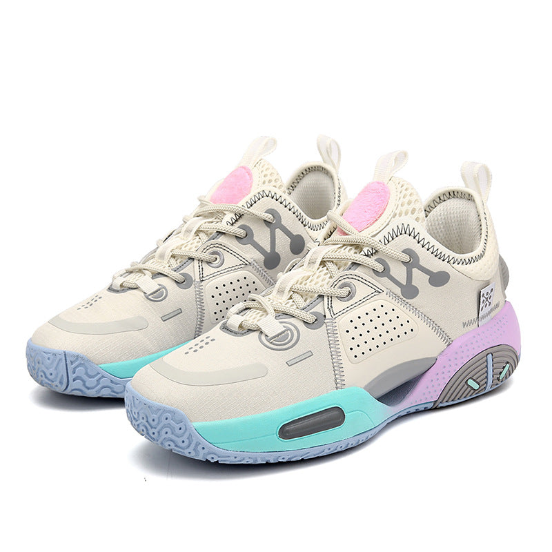 Men's Basketball Sneakers | Cotton Candy Sports Shoes - Premium Canvas